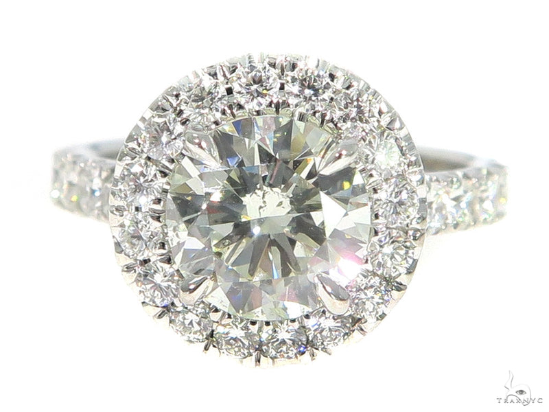 Prong Diamond Engagement Ring Set 49761 - Image 4