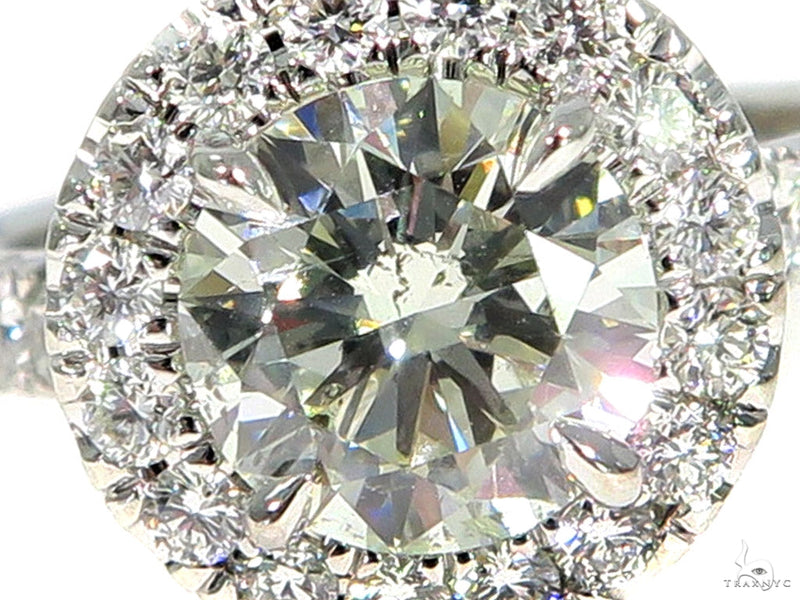 Prong Diamond Engagement Ring Set 49761 - Image 5