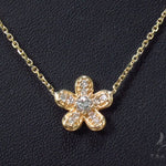 Prong Diamond Flower Necklace  35256 - Image 11