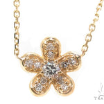 Prong Diamond Flower Necklace  35256 - Image 1