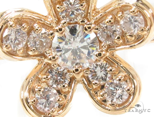 Prong Diamond Flower Ring 35255 - Image 3