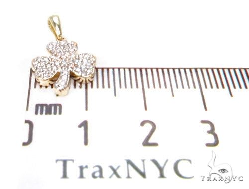 Prong Diamond Three Leaf Clover Pendant 37485 - Image 6