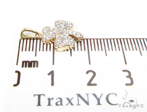 Prong Diamond Three Leaf Clover Pendant 37485 - Image 7
