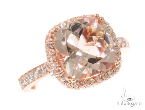 Prong Diamond Gemstone Ring 44536 - Image 2