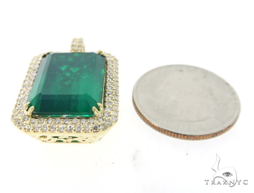 Prong Diamond Green Fancy Pendant 49018 - Image 6