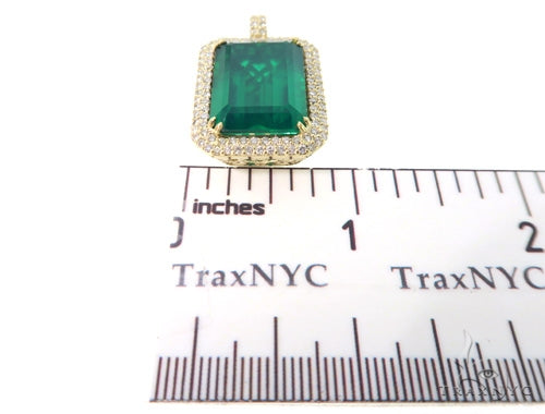 Prong Diamond Green Fancy Pendant 49018 - Image 7