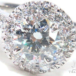 Prong Diamond Halo Engagement Ring 44599 - Image 3