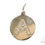Prong Diamond Initial 'A' Pendant 40945 - Image 1