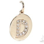 Prong Diamond Initial 'D' Pendant 40948 - Image 2