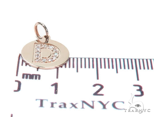 Prong Diamond Initial 'D' Pendant 40948 - Image 6