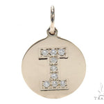 Prong Diamond Initial 'I' Pendant 40946 - Image 1