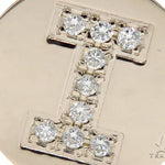 Prong Diamond Initial 'I' Pendant 40946 - Image 3