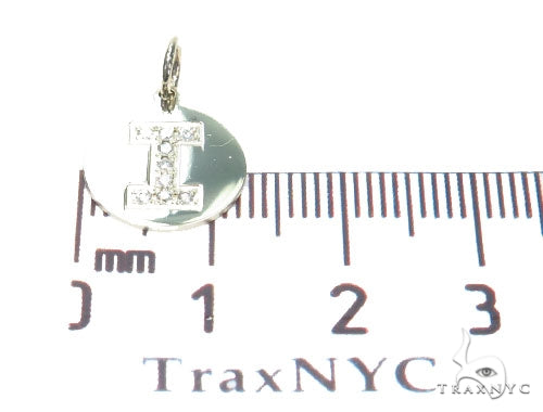 Prong Diamond Initial 'I' Pendant 40946 - Image 6