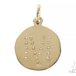 Prong Diamond Initial 'J' Pendant 40944 - Image 11