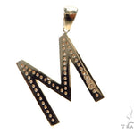 Prong Diamond Initial 'M' Pendant 40774 - Image 5