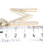 Prong Diamond Initial 'M' Pendant 40774 - Image 7