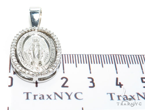 Prong Diamond Jesus Pendant 40826 - Image 5