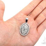 Prong Diamond Jesus Pendant 40826 - Image 7