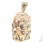 Prong Diamond Jesus Pendant 44525 - Image 2