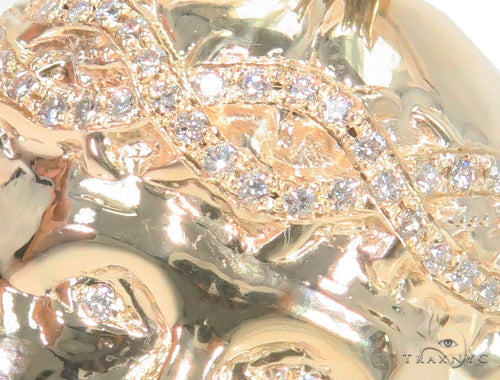 Prong Diamond Jesus Pendant 44525 - Image 3