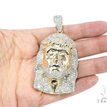 Prong Diamond Jesus Pendant 44526 - Image 7