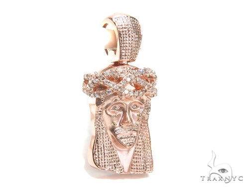 Prong Diamond Jesus Piece 41604 - Image 2