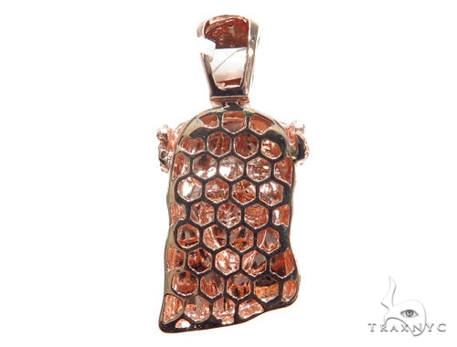 Prong Diamond Jesus Piece 41604 - Image 4