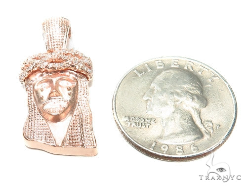 Prong Diamond Jesus Piece 41604 - Image 5