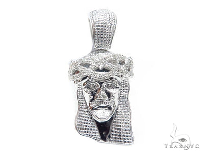 Prong Diamond Jesus Piece 41606 - Image 1