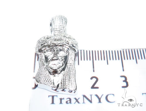 10K Prong Diamond Jesus Piece, photo 6 of 7