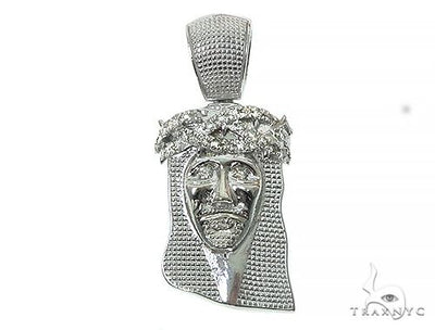 Prong Diamond Jesus Piece 41607 - Image 1