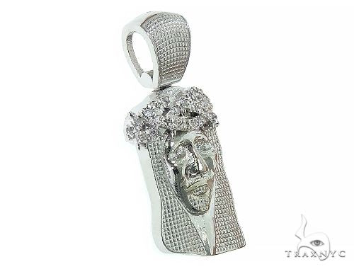 Prong Diamond Jesus Piece 41607 - Image 2