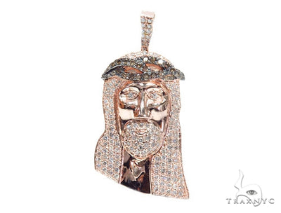 Prong Diamond Jesus Piece 41762 - Image 1