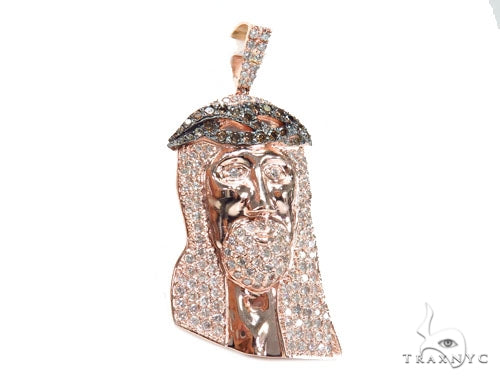 Prong Diamond Jesus Piece 41762 - Image 2