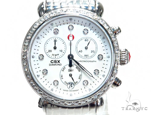 Prong Diamond Michele Watch 41581 - Image 1