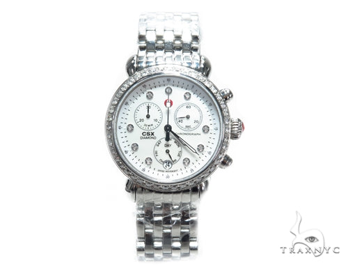 Prong Diamond Michele Watch 41581 - Image 2
