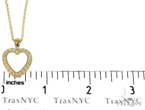 14K Gold Heart Diamond Set 29180 - Image 8