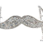 Prong Diamond Mustache Necklace 34190 - Image 1