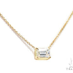 Prong Diamond Necklace 42635 - Image 2