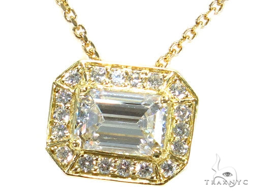 Prong Diamond Necklace 42637 - Image 3