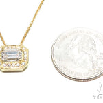 Prong Diamond Necklace 42637 - Image 4