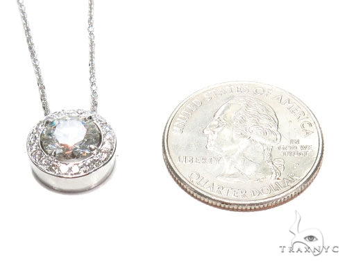 Prong Diamond Necklace 42638 - Image 5