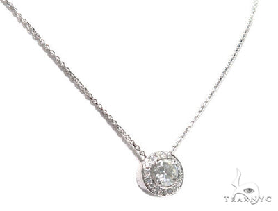 Prong Diamond Necklace 42639 - Image 1