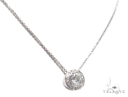 Prong Diamond Necklace 42639 - Image 1