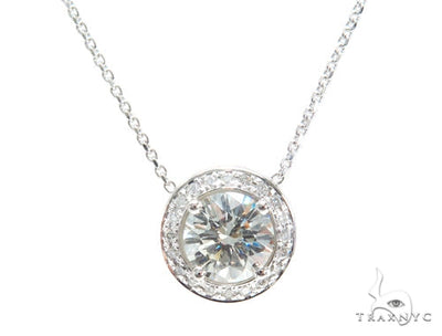 Prong Diamond Necklace 43093 - Image 1