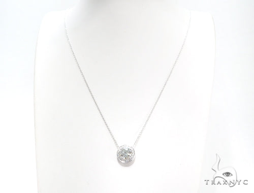Prong Diamond Necklace 43093 - Image 5