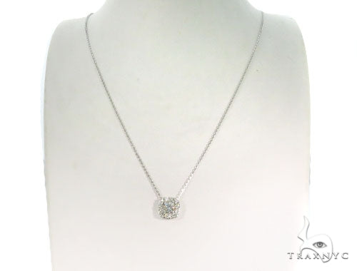 Prong Diamond Necklace and Earrings Set 45107 - Image 5