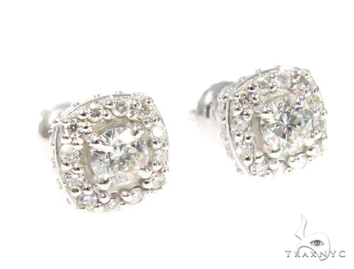 Prong Diamond Necklace and Earrings Set 45107 - Image 7