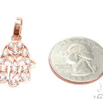 Hamsa Prong Diamond Pendant 41220 - Image 5