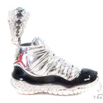Prong Diamond Sneaker Pendant 44170 - Image 2